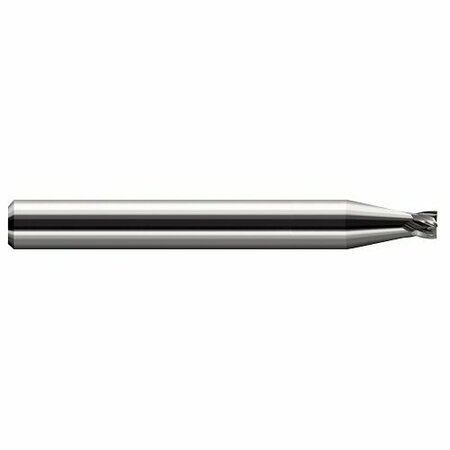 HARVEY TOOL 0.0600 in. Cutter dia x 0.0480 in. Length of Cut Carbide Square End Mill, 4 Flutes 771360